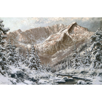 РЕПРОДУКЦИИ НА КАРТИНИ Голям зимен пейзаж (1910)